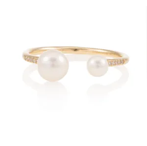 Pearl Open Hook Ring